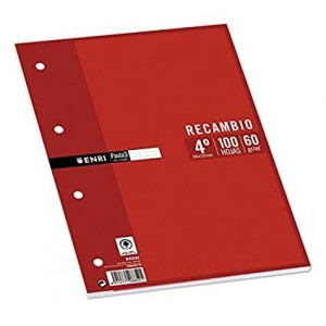 Enri 4 taladors 60 grs cuadriculado