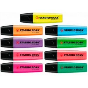 Marcadores Stabilo fluor