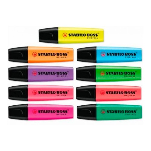Marcadores Stabilo fluor