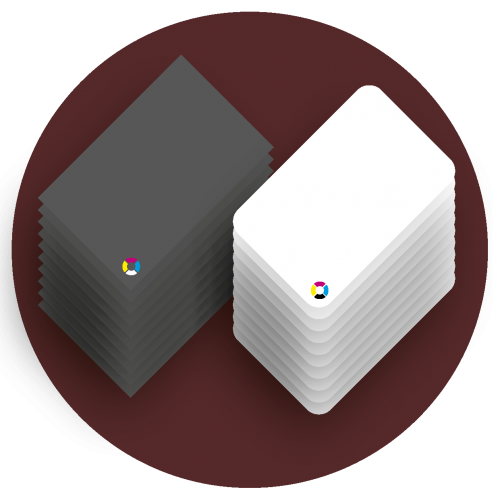 Redondear cartas o tarjetas