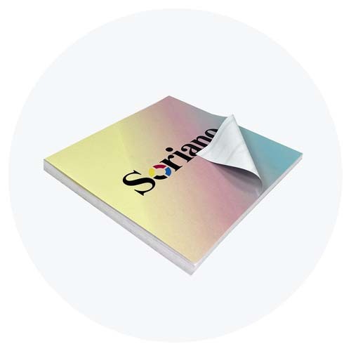 Adhesivos, etiquetas, pegatinas de papel